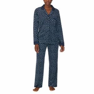 Carole Hochman Womens' Fleece Notch Collar PJ Set